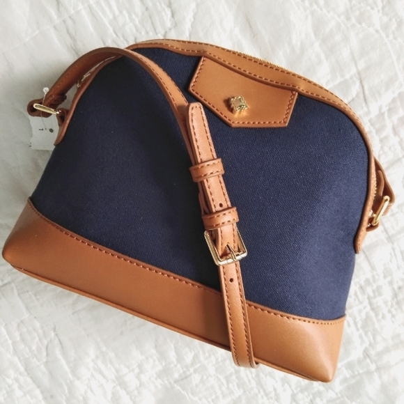 crown & ivy Handbags - Crown & Ivy Crossbody Bag Navy NWT